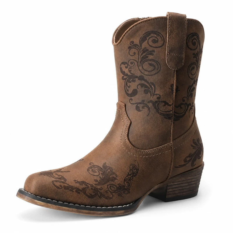 Bota de Vaqueros Puntera Cuadrada