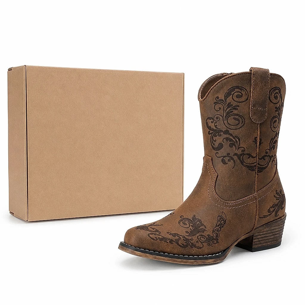 Bota de Vaqueros Puntera Cuadrada