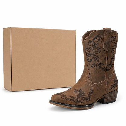 Bota de Vaqueros Puntera Cuadrada