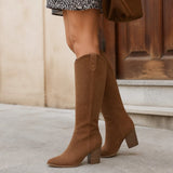 Botas Altas de Ante