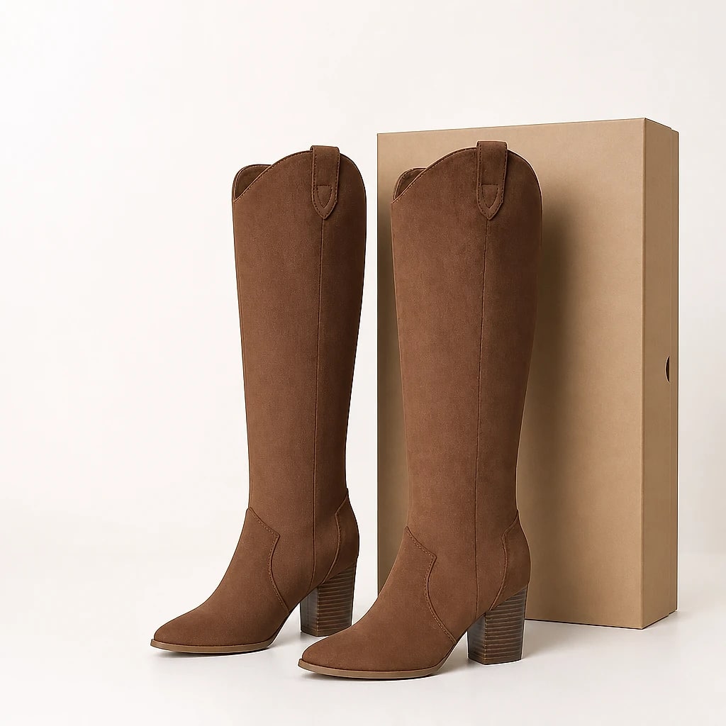 Botas Altas de Ante