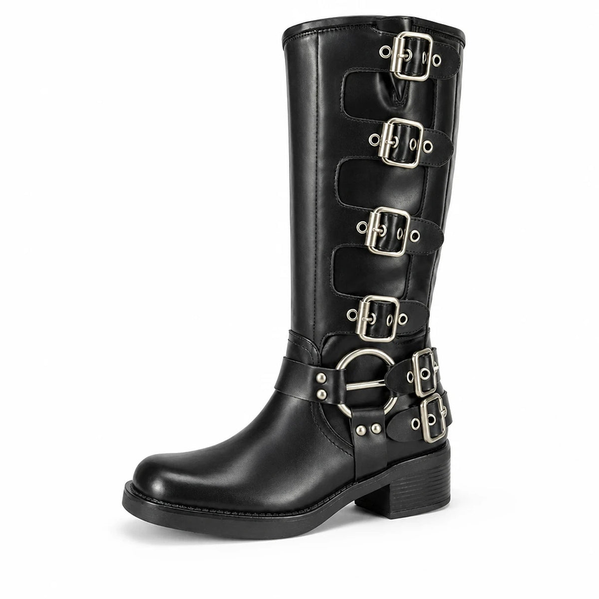 Botas Altas Moteras Ajustables