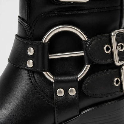 Botas Altas Moteras Ajustables