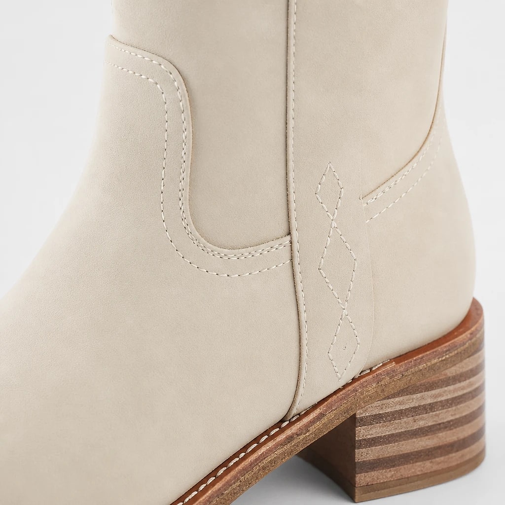 Botas Altas Mujer Beige