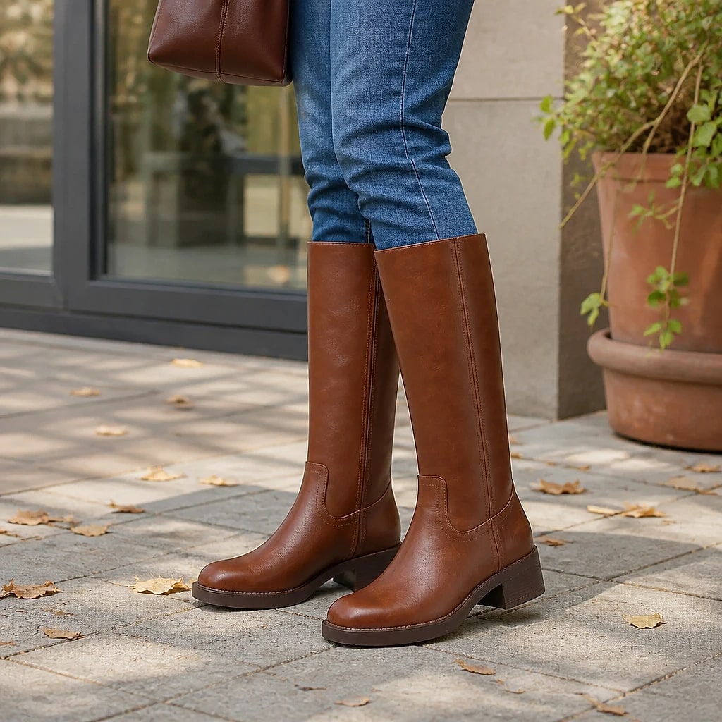 Botas Altas Mujer Caña Ancha