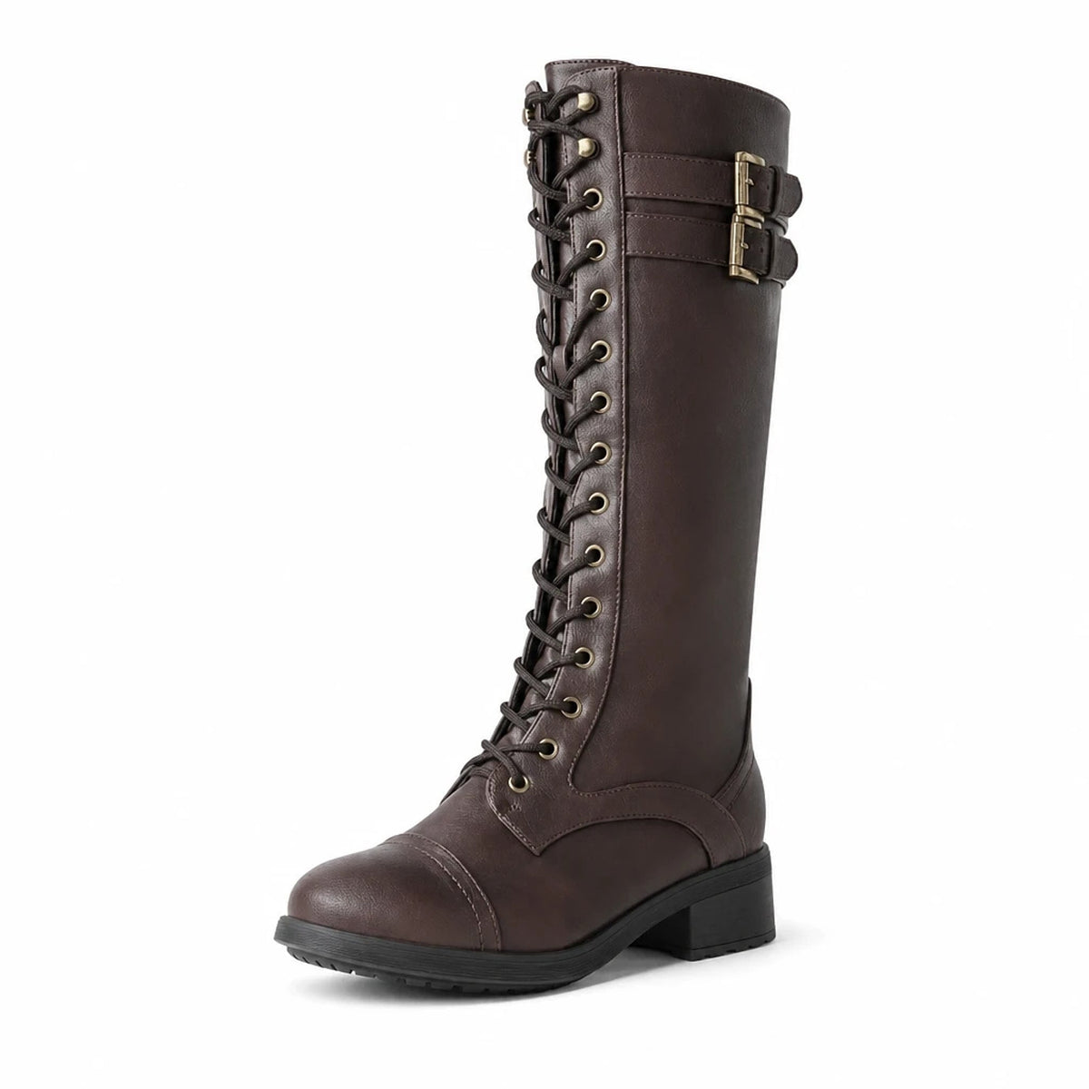 Botas Altas Mujer con Cordones