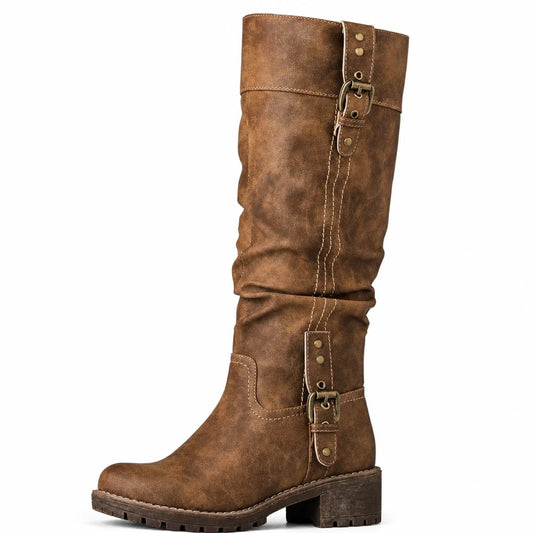 Botas Altas Mujer Tacón Bajo
