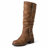 Botas Altas Mujer Tacón Bajo