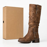 Botas Altas Mujer Tacón Bajo