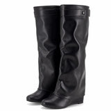 Botas Altas Plegables Mujer