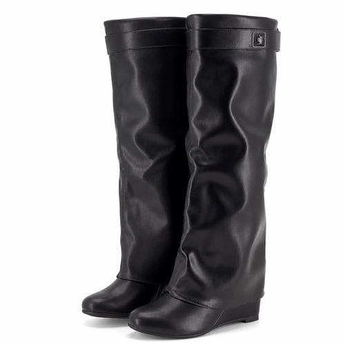 Botas Altas Plegables Mujer