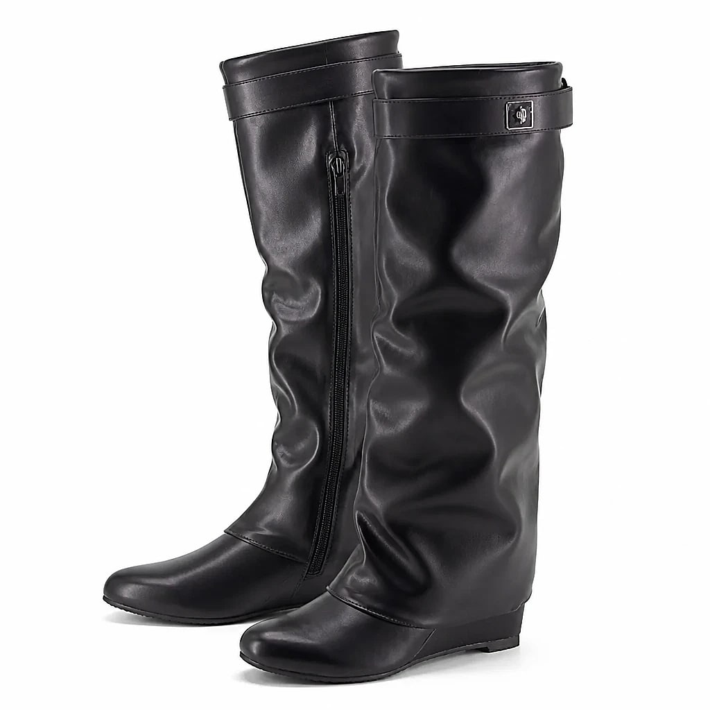 Botas Altas Plegables Mujer