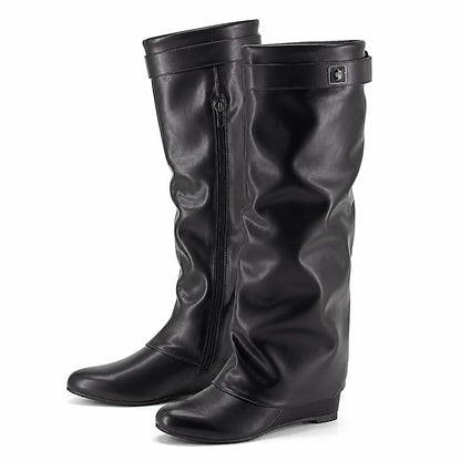 Botas Altas Plegables Mujer
