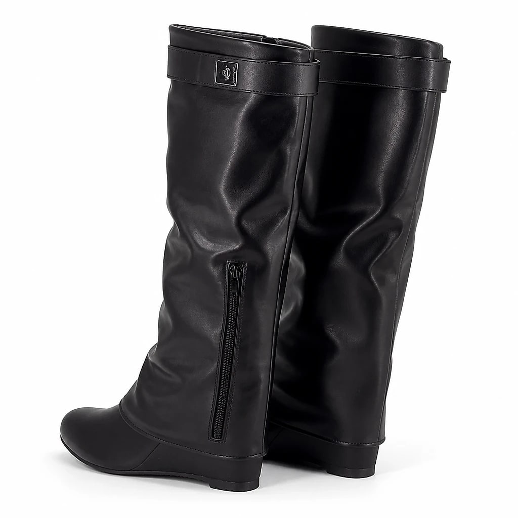 Botas Altas Plegables Mujer