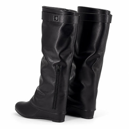 Botas Altas Plegables Mujer