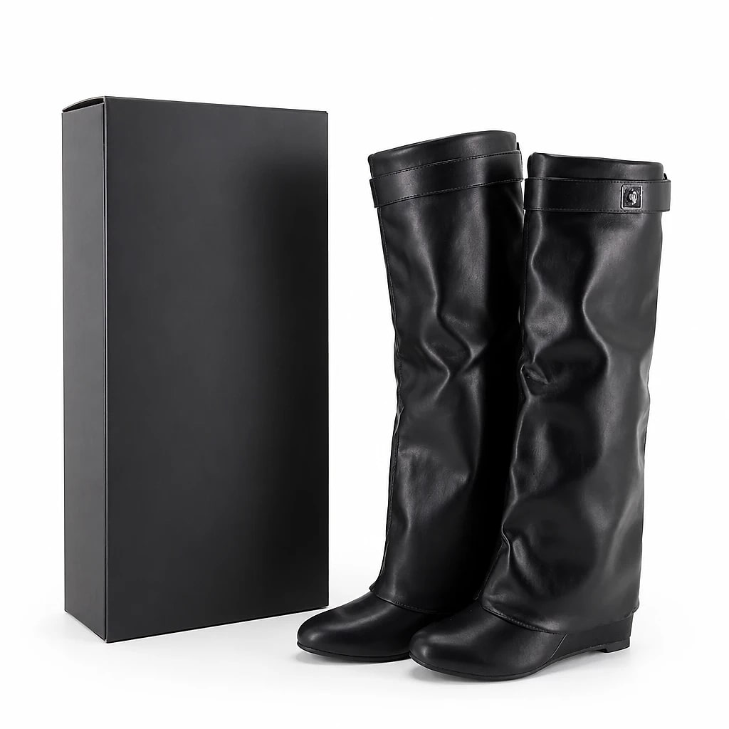 Botas Altas Plegables Mujer