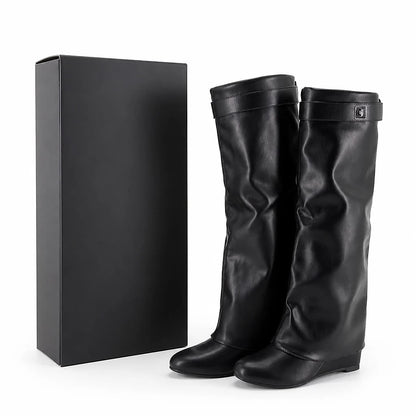 Botas Altas Plegables Mujer