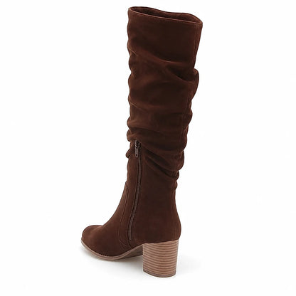 Botas Altas Tacón Ancho Mujer