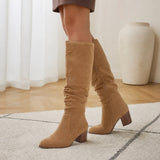 Botas Altas Tacón de Bloque