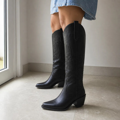 Botas Altas Vaqueras Mujer
