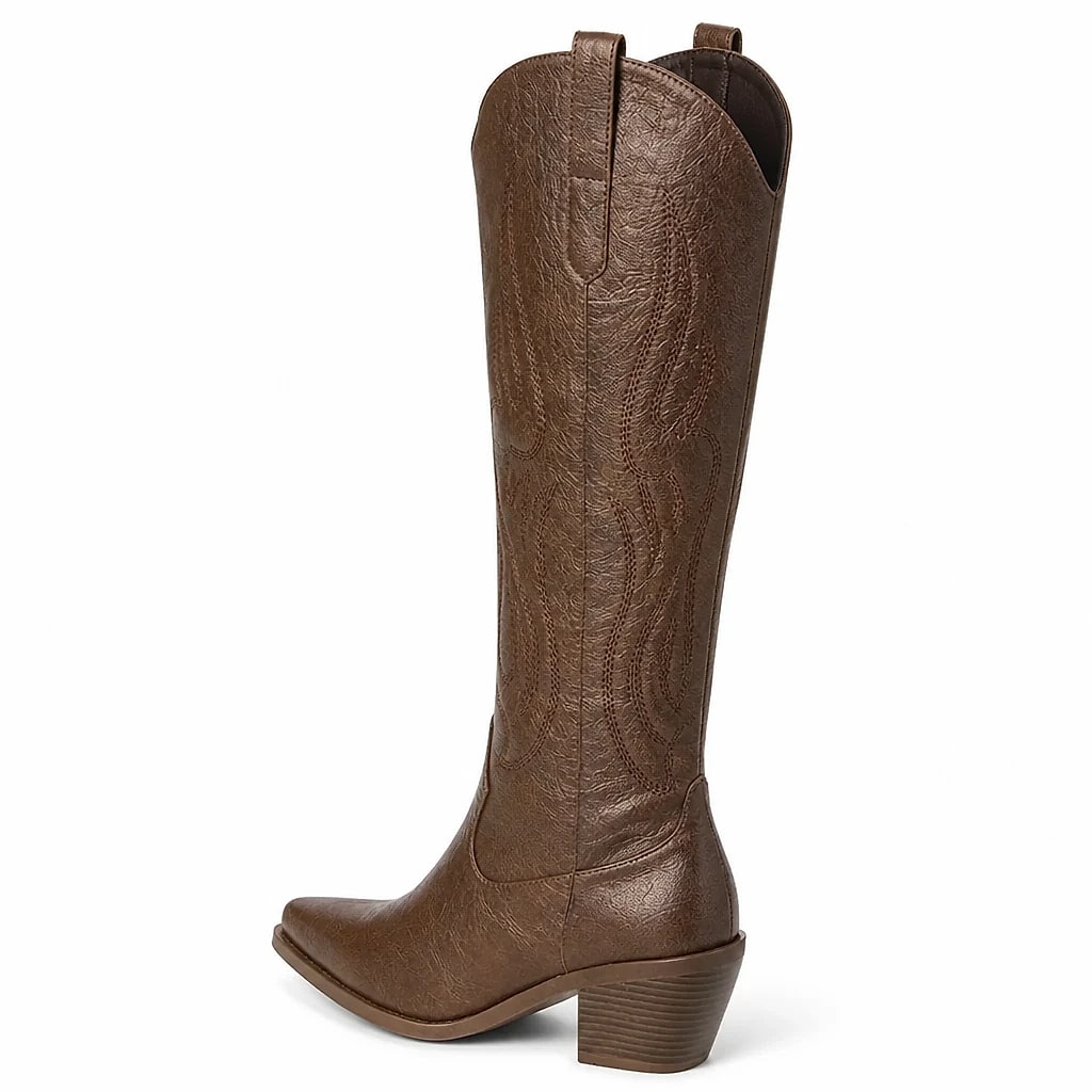Botas Altas Western Caña Ancha