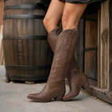 Botas Altas Western Caña Ancha