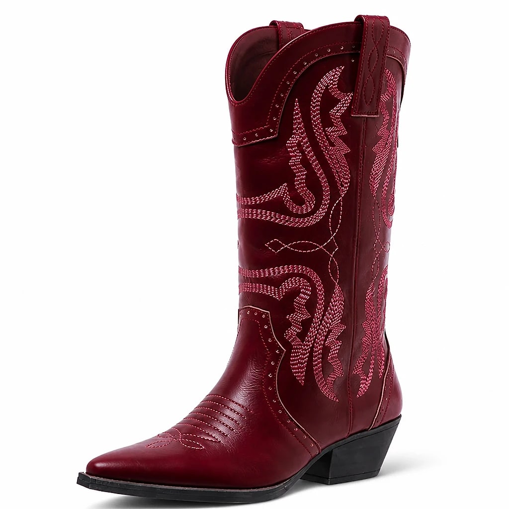 Botas Cowboy Mujer Bordadas