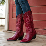 Botas Cowboy Mujer Bordadas