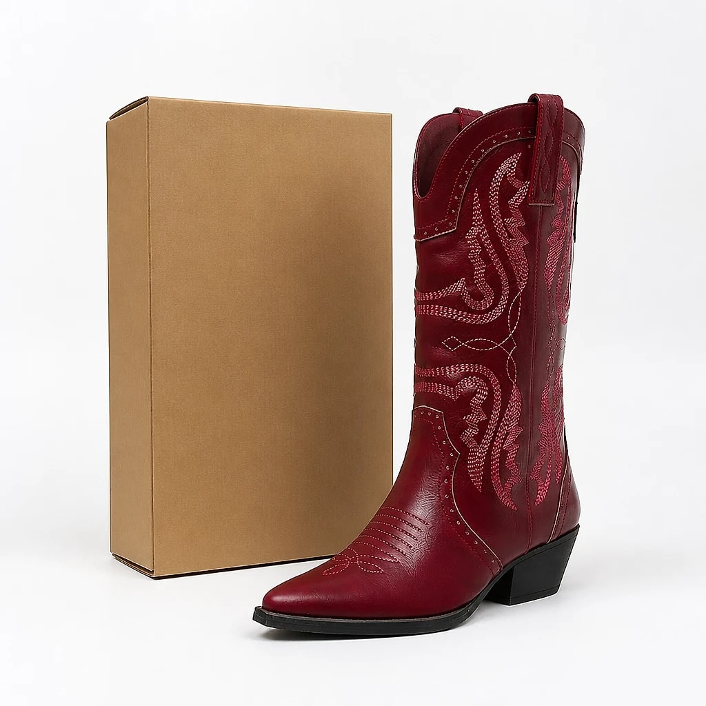 Botas Cowboy Mujer Bordadas