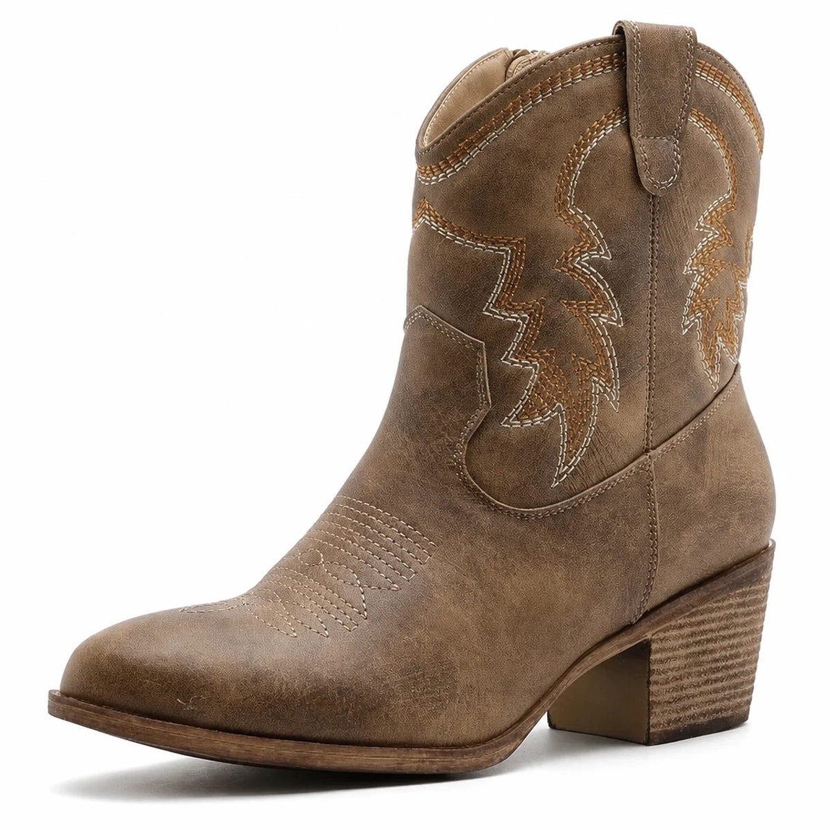 Botas Cowgirl Camel Bordadas
