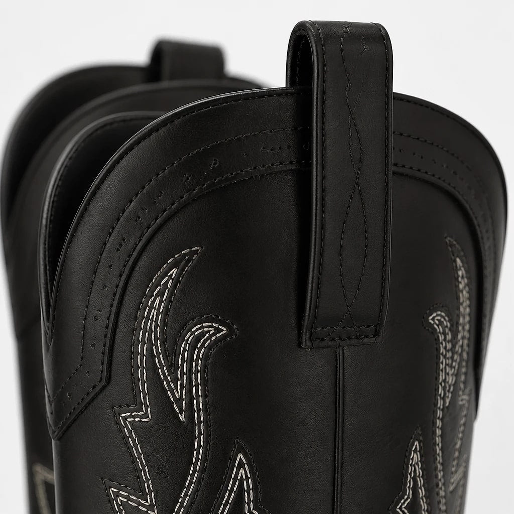 Botas de Vaquero Bordadas Mujer