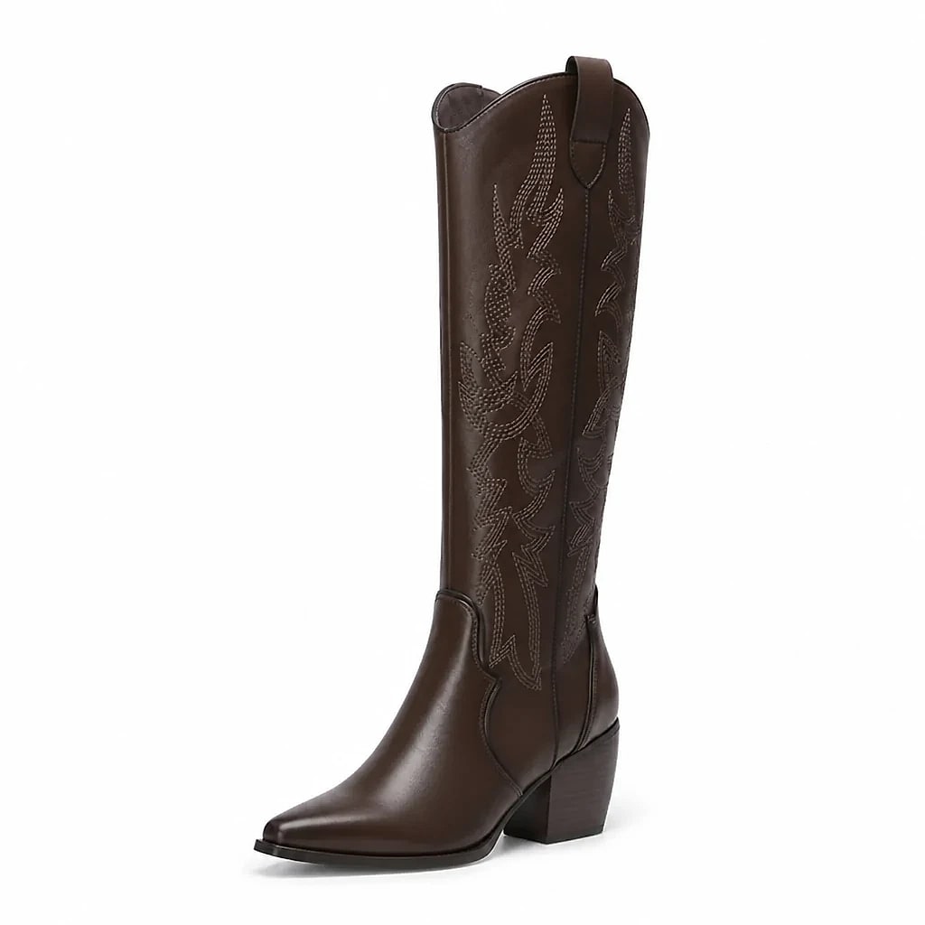Botas Vaqueras Altas Mujer