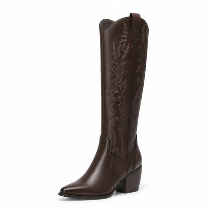 Botas Vaqueras Altas Mujer