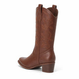 Botas Vaqueras Media Caña Bordadas