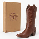 Botas Vaqueras Media Caña Bordadas