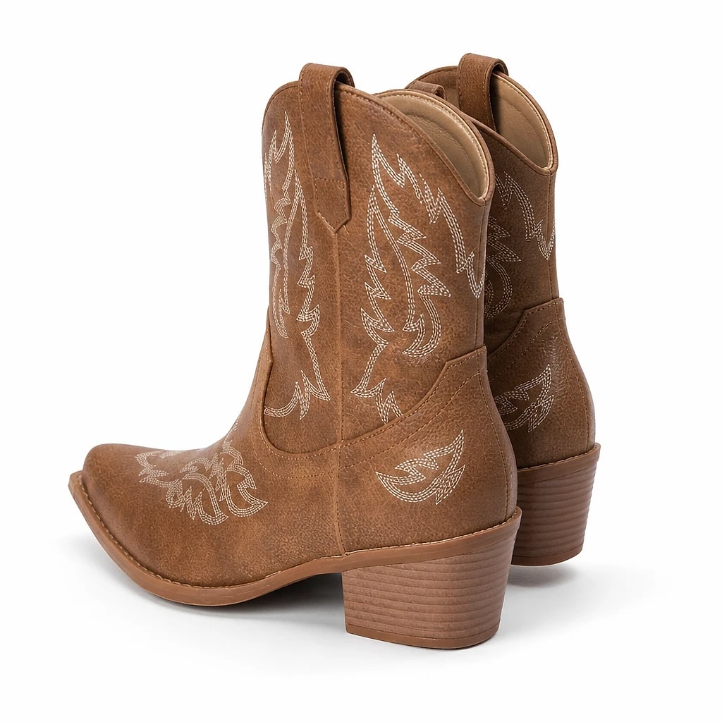 Botas Vaqueras Mujer Bordadas