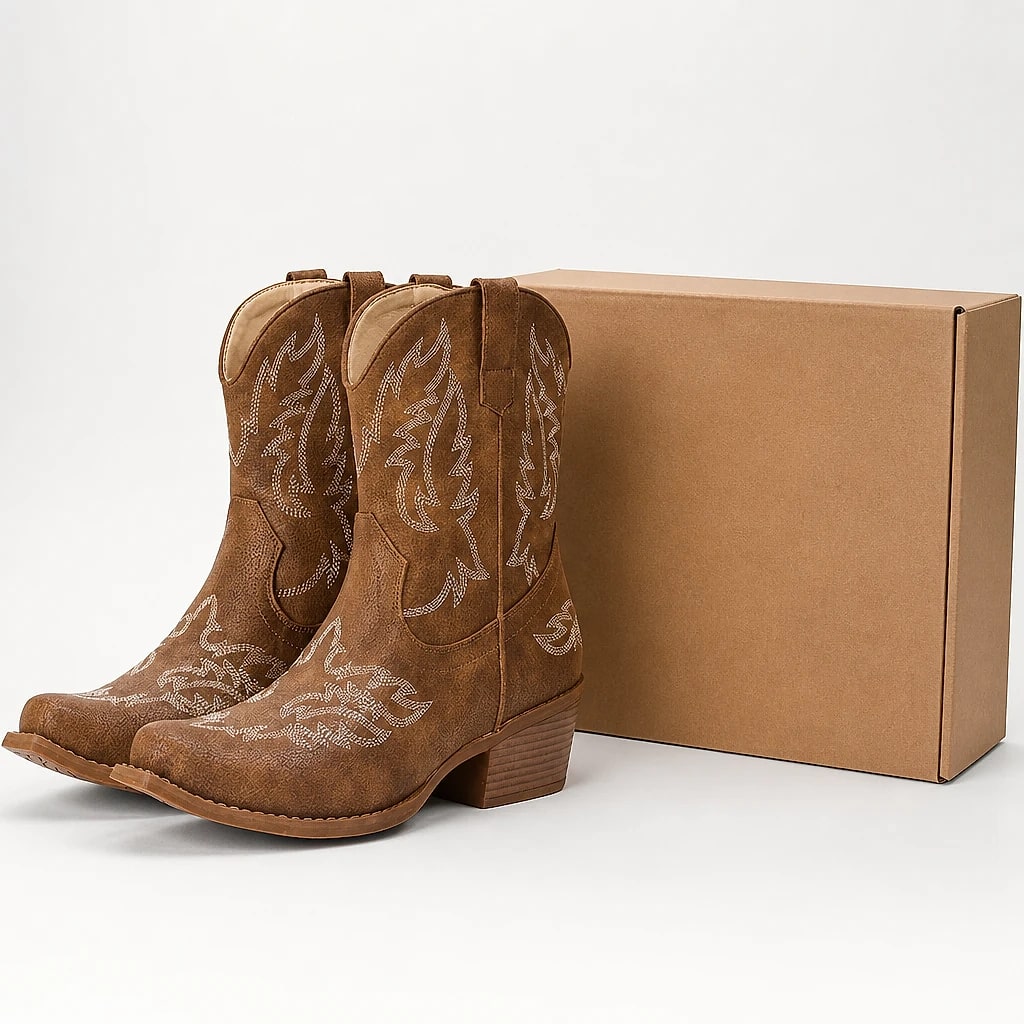 Botas Vaqueras Mujer Bordadas