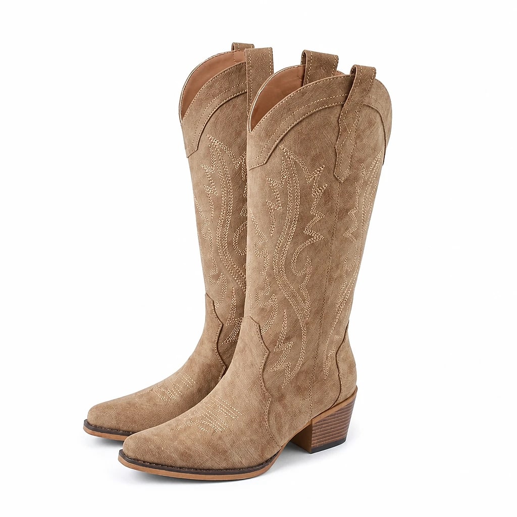 Botas Vaqueras Mujer Caña Media