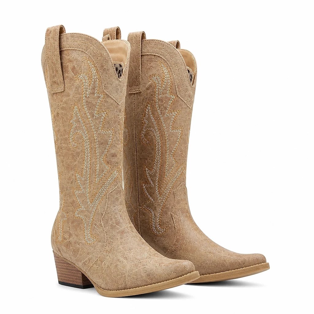 Botas Vaqueras Mujer Caña Media