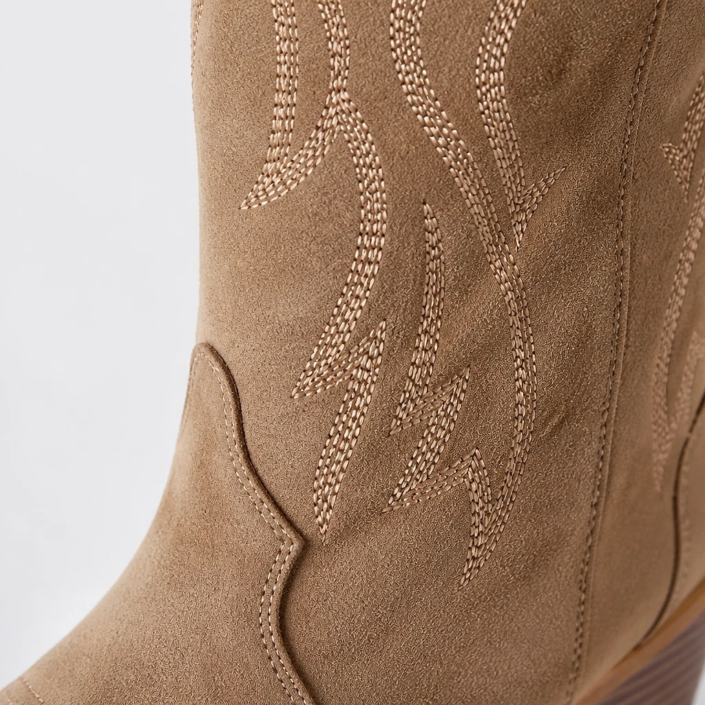 Botas Vaqueras Mujer Caña Media