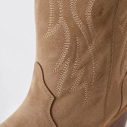 Botas Vaqueras Mujer Caña Media