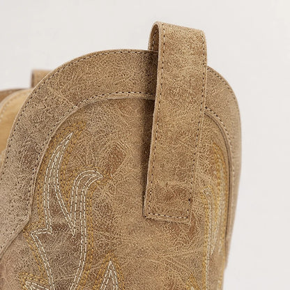 Botas Vaqueras Mujer Caña Media