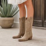 Botas Vaqueras Mujer Caña Media