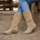Botas Vaqueras Mujer Caña Media