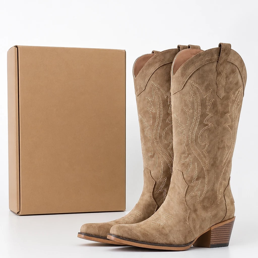 Botas Vaqueras Mujer Caña Media