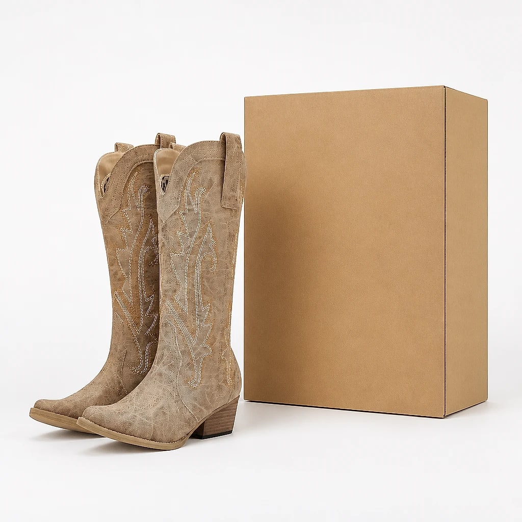 Botas Vaqueras Mujer Caña Media