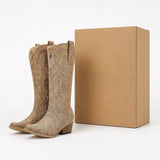 Botas Vaqueras Mujer Caña Media