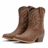 Botas Vaqueras Tobillo Mujer