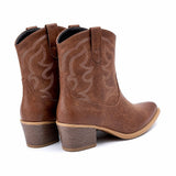 Botas Vaqueras Tobillo Mujer