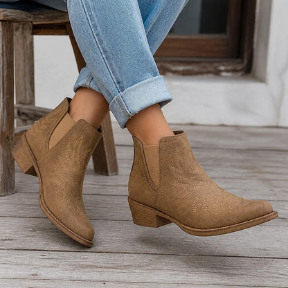 Botines de Piel Mujer Vaqueros